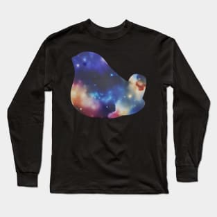 Lil galaxy bird Long Sleeve T-Shirt